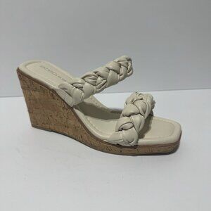 BCBGeneration Womens Bianca Sandal White Size 7.5 M